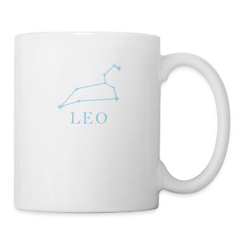 Star constellation Zodiac sign Leo Leo - Mug - white - Right