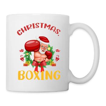 Christmas Love Boxing Boxer Weihnachtsgeschenk - Tasse - Weiß - Rechts