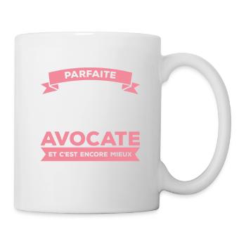 Je Ne Suis Pas Parfaite Mais Je Suis Avocate - Mug blanc - blanc - Droite