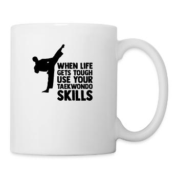 Taekwondo Martial Arts Gift Idea Tae Kwon Do - Mug - white - Right