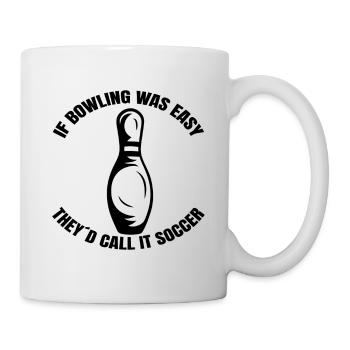 Bowling Cadeau Boule de bowling Cône Bowling bowling - Mug blanc - blanc - Droite