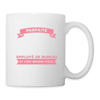 Je Ne Suis Pas Parfaite Mais Je Suis Employé De - Mug blanc - blanc - Droite