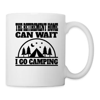 Camping Retraité Caravane Grand-père Camp Camping Grand-père - Mug blanc - blanc - Droite