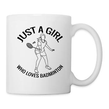 Badminton badminton game badminton badminton fan - Mug - white - Right