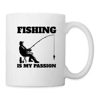 Pêche Hameçons Pêche Pêche Pêche Pêche - Mug blanc - blanc - Droite