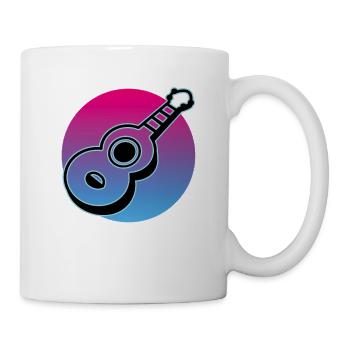 Ukulelen Vitage - Tasse - Weiß - Rechts