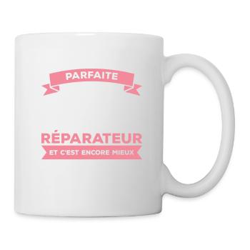 Je Ne Suis Pas Parfaite Mais Je Suis Réparateur - Mug blanc - blanc - Droite