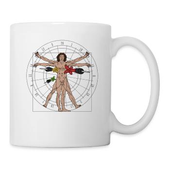 Darts Team Darts Club Funny Darts Evening - Mug - white - Right
