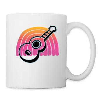Ukulelen Vitage - Tasse - Weiß - Rechts