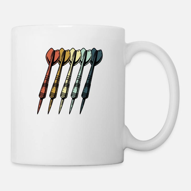 Darts Team Darts Club Funny Darts Evening - Mug - white