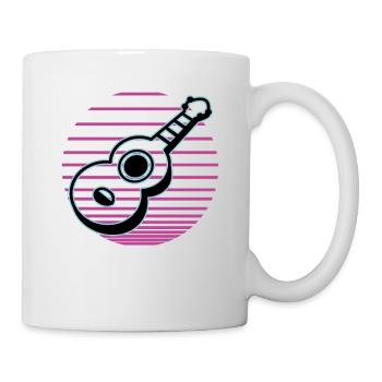 Ukulelen Vitage - Tasse - Weiß - Rechts