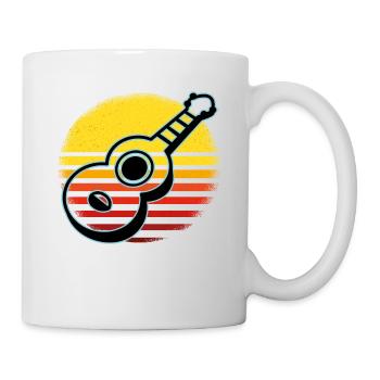 Ukulelen Vitage - Tasse - Weiß - Rechts