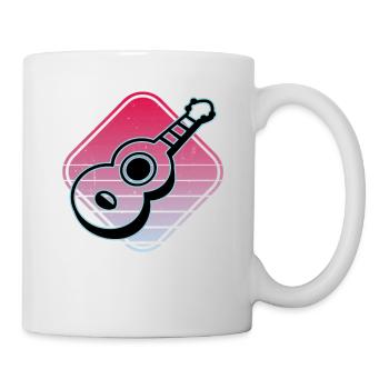 Ukulelen Vitage - Tasse - Weiß - Rechts