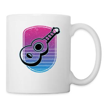 Ukulelen Vitage - Tasse - Weiß - Rechts