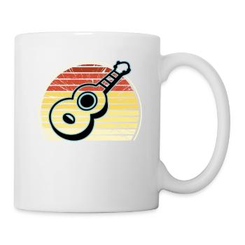 Ukulelen Vitage - Tasse - Weiß - Rechts