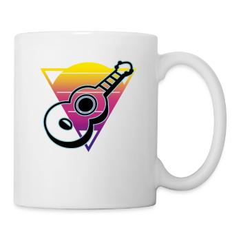 Ukulelen Vitage - Tasse - Weiß - Rechts
