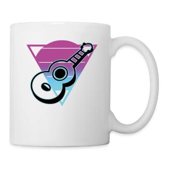 Ukulelen Vitage - Tasse - Weiß - Rechts