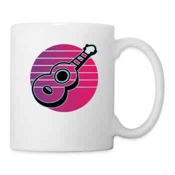 Ukulelen Vitage - Tasse - Weiß - Rechts