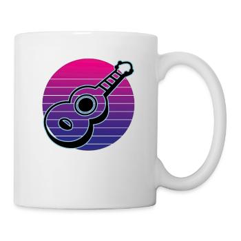Ukulelen Vitage - Tasse - Weiß - Rechts