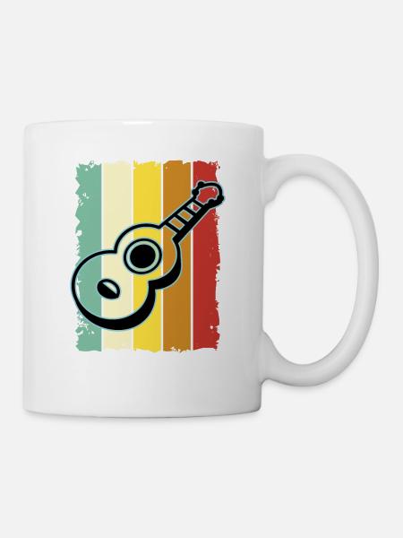Ukulélés Vitage - Mug blanc - blanc