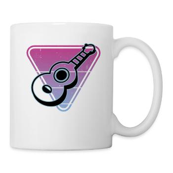 Ukulelen Vitage - Tasse - Weiß - Rechts