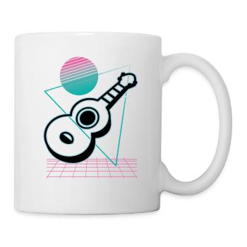 Ukulelen Vitage - Tasse - Weiß - Rechts