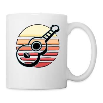 Ukulelen Vitage - Tasse - Weiß - Rechts