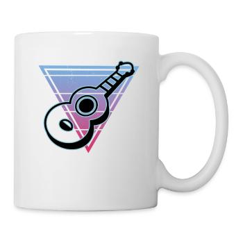Ukulelen Vitage - Tasse - Weiß - Rechts