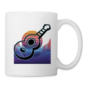 Ukulelen Vitage - Tasse - Weiß - Rechts