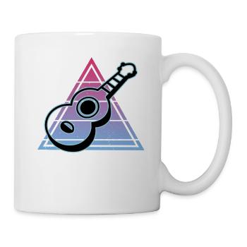 Ukulelen Vitage - Tasse - Weiß - Rechts