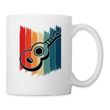 Ukulelen Vitage - Tasse - Weiß - Rechts