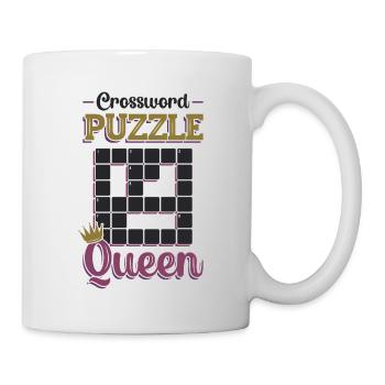 Crossword Puzzle Queen Crossword Puzzle Puzzle - Mug - white - Right