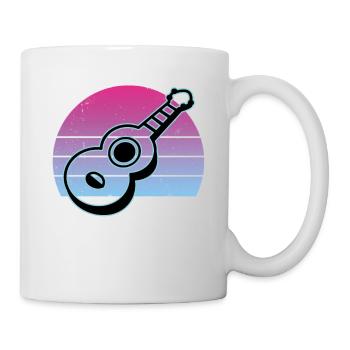 Ukulelen Vitage - Tasse - Weiß - Rechts