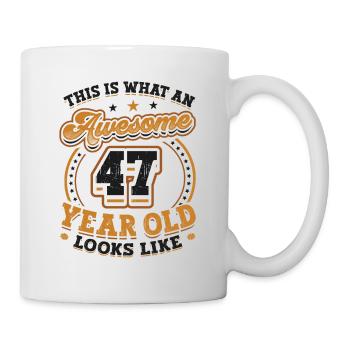 This is what a great 47-year-old looks like. - Mug - white - Right