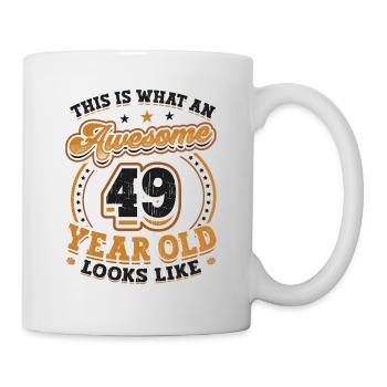 This is what a great 49-year-old looks like. - Mug - white - Right