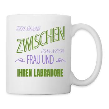 hundefreund geburtstag zitat pfote doggie - Tasse - Weiß - Rechts