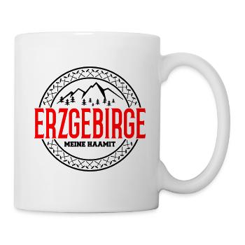 Erzgebirge Heimatliebe - Tasse - Weiß - Rechts