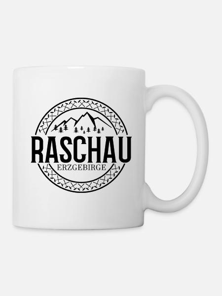 Raschau Erzgebirge - Tasse - Weiß