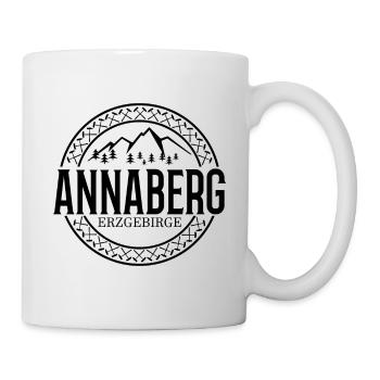 Annaberg Erzgebirge - Tasse - Weiß - Rechts