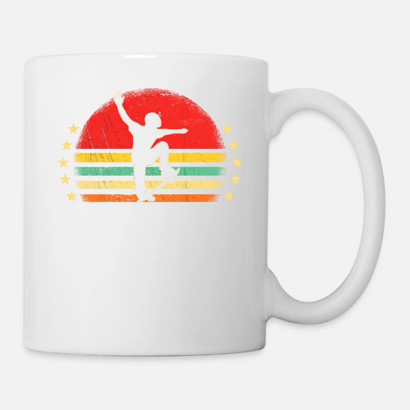 Skaters Skate Skateboarding Skateboard - Mug - white