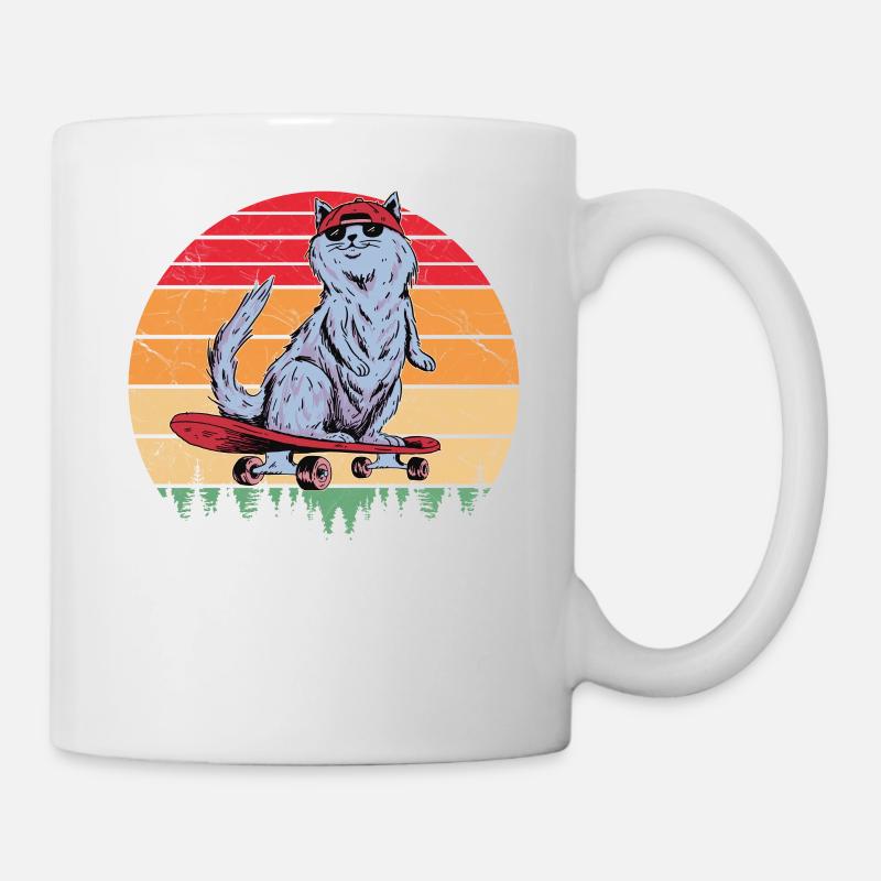 Skaters Skate Skateboarding Skateboard - Tasse - Weiß