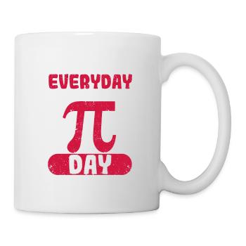 Vivez chaque jour comme si c’était Pi Day Affligé - Mug blanc - blanc - Droite
