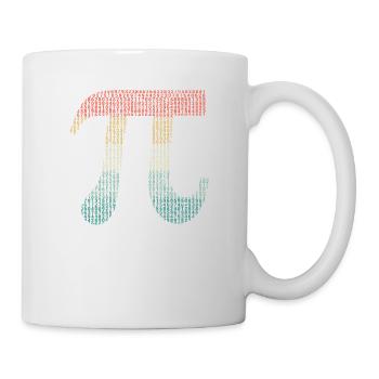 Chiffres de Pi dans les numéros de code source Pi Jour 3.14159 - Mug blanc - blanc - Droite