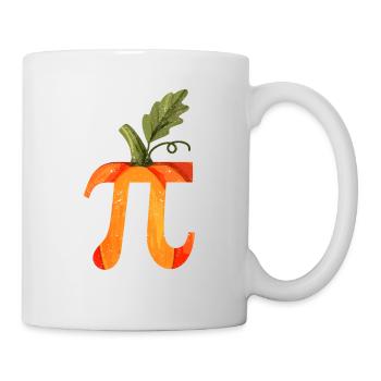 Pi Day Kürbiskuchen Mathe Gruselig Halloween - Tasse - Weiß - Rechts