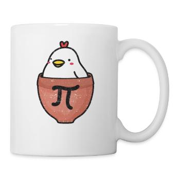 Chicken Pot Pi Day Funny Math Teacher Math - Mug - white - Right