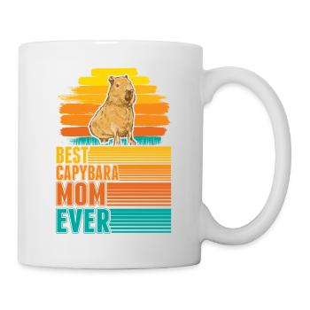 Best Capybara Mom Ever Wasserschwein Mama - Mug - white - Right