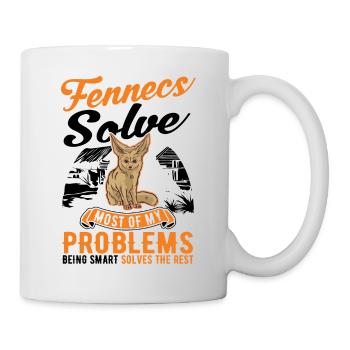Fennec Gift Desert Fox Fennec - Mug - white - Right