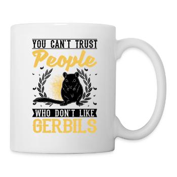 Gerbille Cadeau Rat de course mongol Gerbille - Mug blanc - blanc - Droite