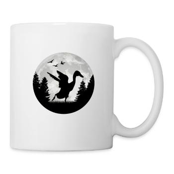 Canard Lune indien - Mug blanc - blanc - Droite