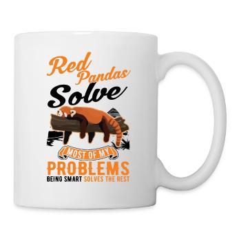 Red Panda Gift Cat Bear - Mug - white - Right